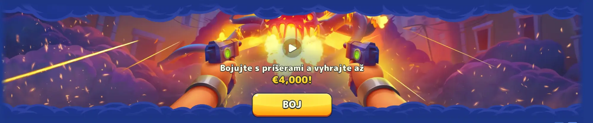 Strieľajte na príšery v Pistolo Casino a vyhrajte až 4 000 € v akčnej hre